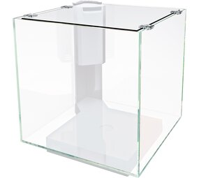 Superfish Qubiq 15 Weiß Einzel Aquarium mit Fuß