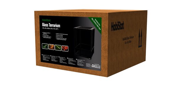 Habistat Glasterrarium 45x45x60cm Flat-Packed