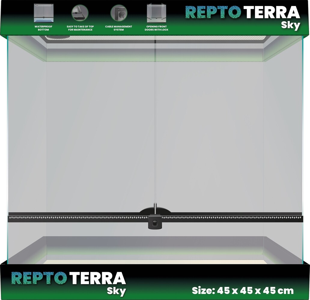 Repto Terrarium Terra Sky 45x45x45cm
