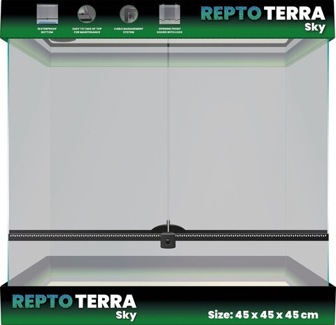 Repto Terrarium Terra Sky 45x45x45cm