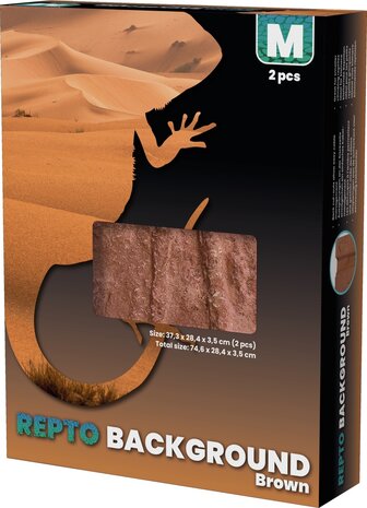 Repto Terrarium Rückwand Braun 76x30x30cm