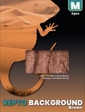 Repto Terrarium Rückwand Braun 76x30x30cm