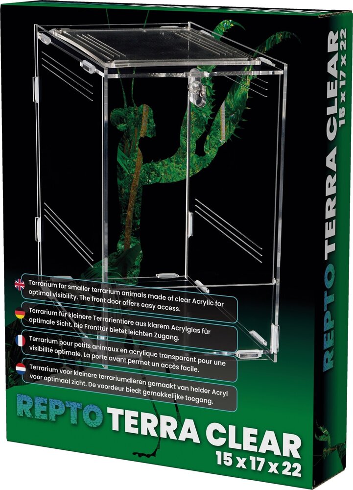 Repto Terrarium Terra Clear 15x16,5x21,5cm