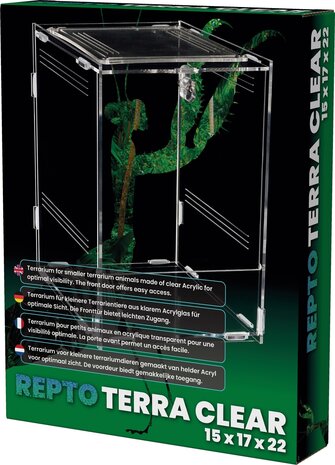 Repto Terrarium Terra Clear 15x16,5x21,5cm