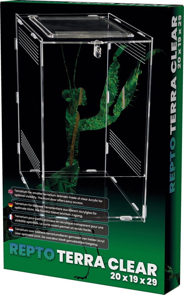 Repto Terrarium Terra Clear 19,5x18,5x29cm