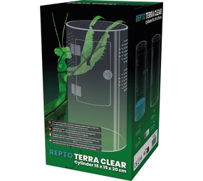 Repto Terrarium Terra Clear Zylinder 15x15x30cm