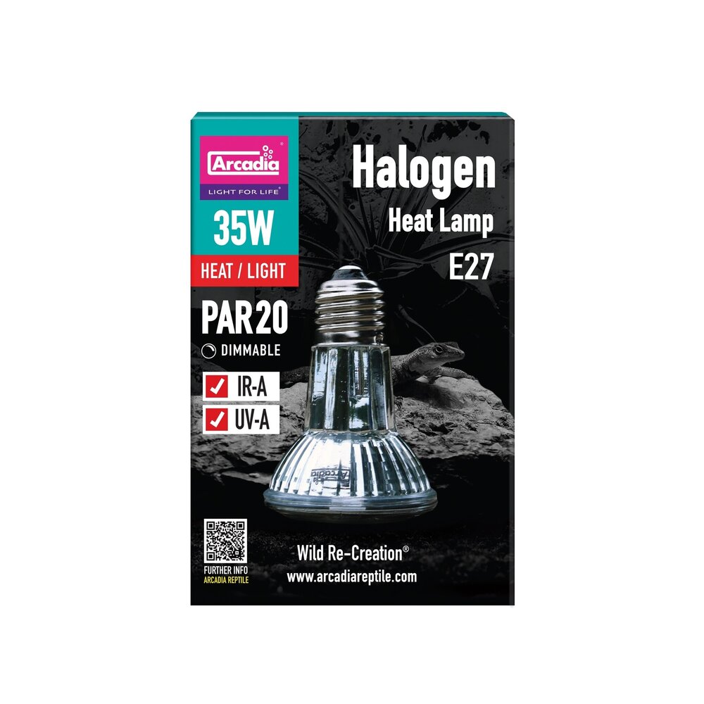 Arcadia Halogen Basking Spot Wärmelampe E27 35W