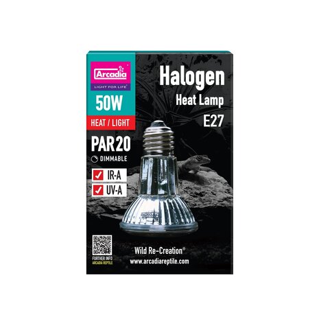 Arcadia Halogen Basking Spot Wärmelampe E27 50W