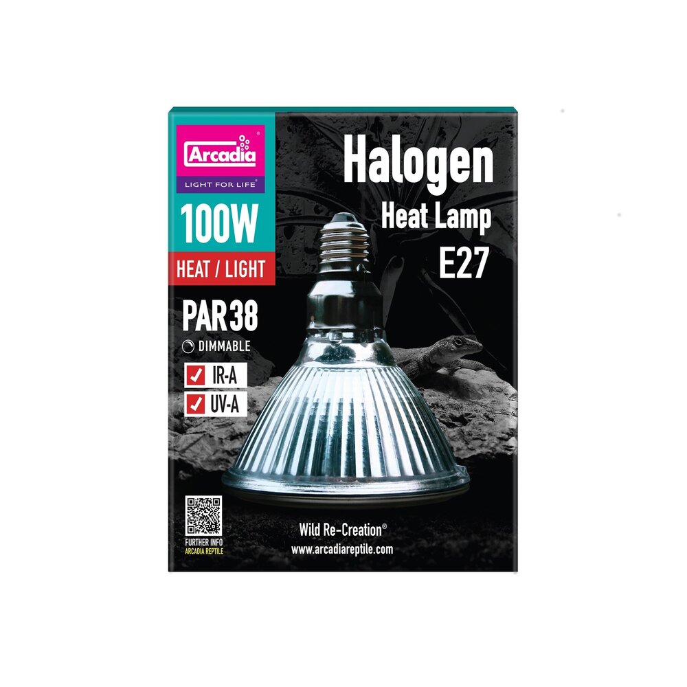 Arcadia Halogen Basking Spot Wärmelampe E27 100W