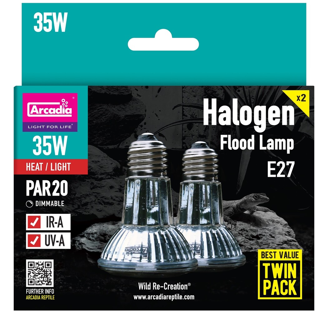Arcadia Arcadia Halogen 35W Twin Pack