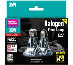 Arcadia Arcadia Halogen 35W Twin Pack
