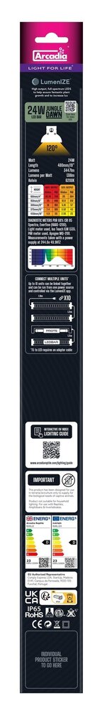 Arcadia Lumenize Jungle Dawn Terrarium LED 470mm 24W