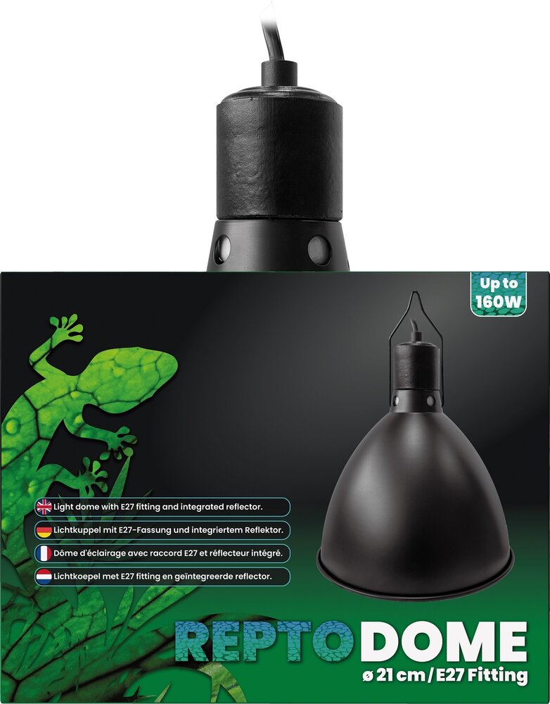 Repto Dome E27 Fassung 21cm Schwarz