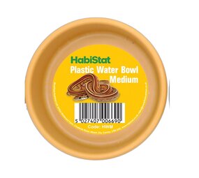 Habistat Terrarium Wasserschale Kunststoff Rund M 9x9x3,5cm