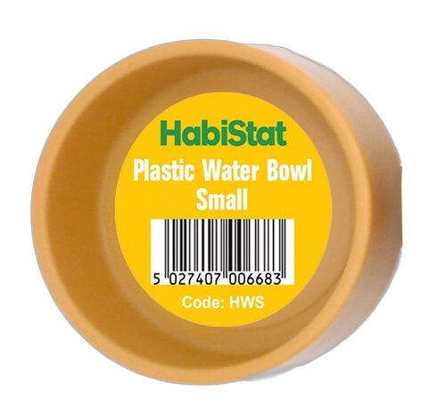 Habistat Terrarium Wasserschale Kunststoff Rund S 7x7x2,5cm