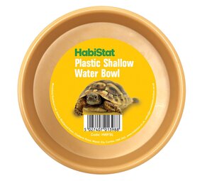 Habistat Terrarium Wasserschale Kunststoff Rund Niedrig 13x13x4,5cm
