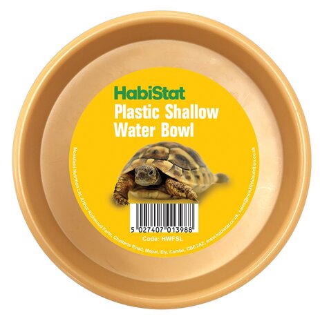 Habistat Terrarium Wasserschale Kunststoff Rund Niedrig 13x13x4,5cm