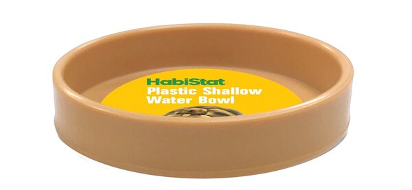 Habistat Terrarium Wasserschale Kunststoff Rund Niedrig 13x13x4,5cm
