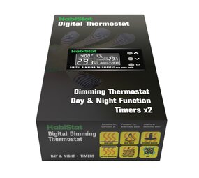 Habistat Digitaler Dimmer Terrarium Thermostat Tag und Nacht