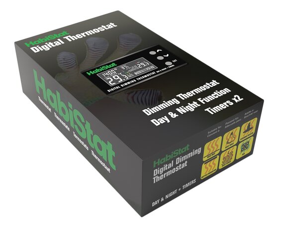 Habistat Digitaler Dimmer Terrarium Thermostat Tag und Nacht