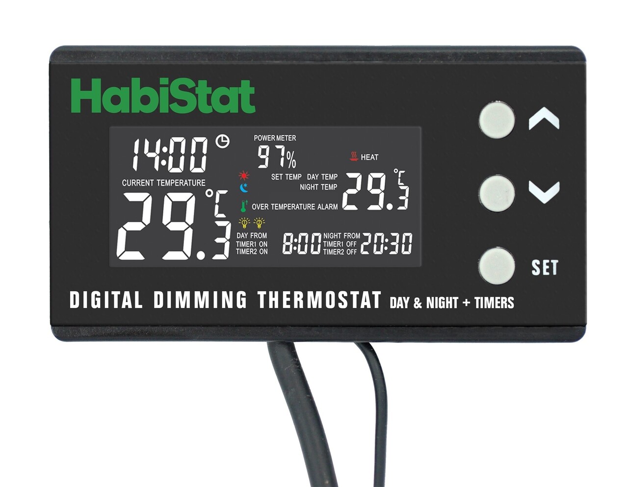 Habistat Digitaler Dimmer Terrarium Thermostat Tag und Nacht
