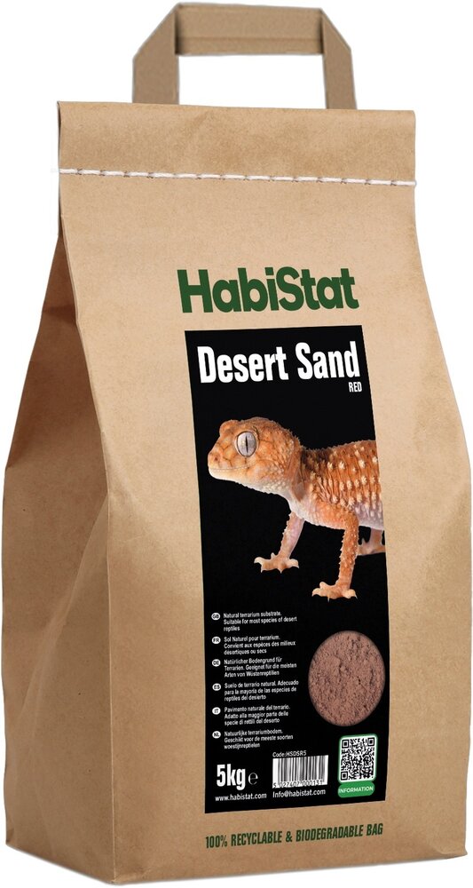 Habistat Terrarium Substrat Desert Sand Red 5kg