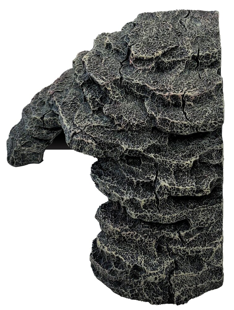 Repto Terrarium Deco Basking Versteck Grau S