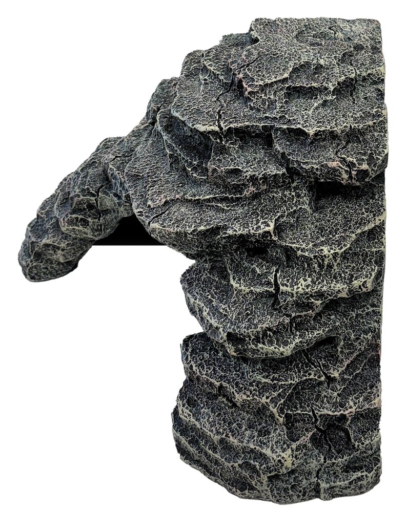 Repto Terrarium Deco Basking Versteck Grau M