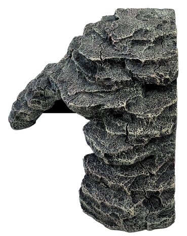 Repto Terrarium Deco Basking Versteck Grau M