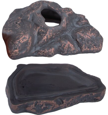 Repto Terrarium Deco Versteck Braun S