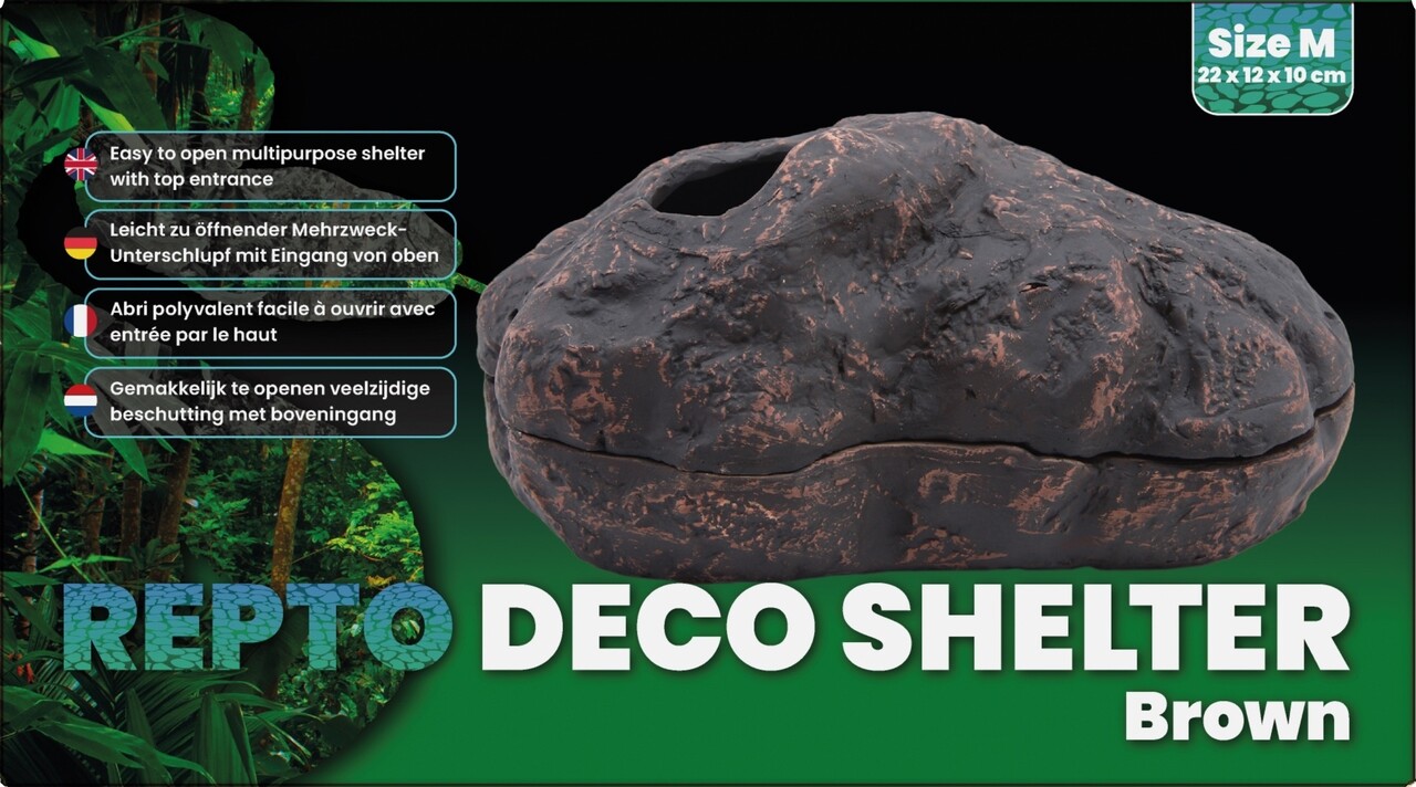 Repto Terrarium Deco Versteck Braun M