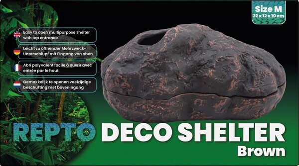 Repto Terrarium Deco Versteck Braun M