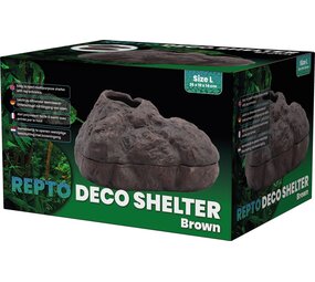 Repto Terrarium Deco Versteck Braun L