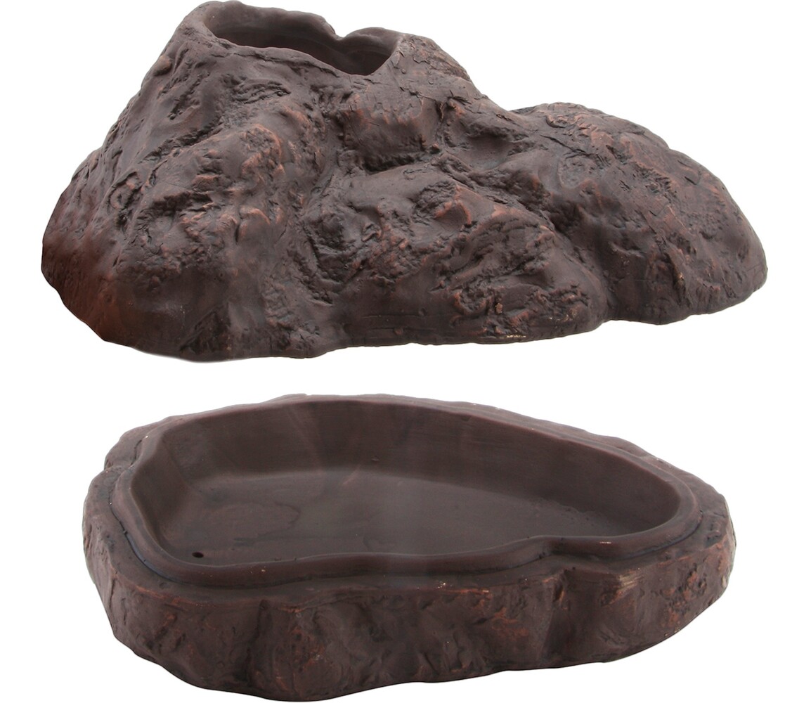 Repto Terrarium Deco Versteck Braun L