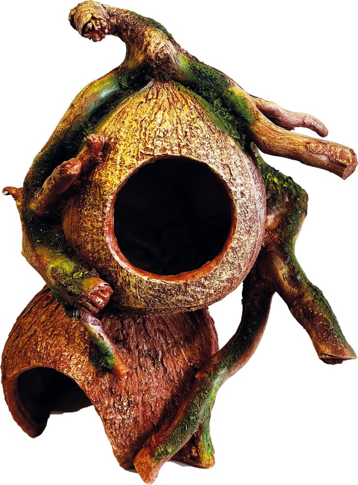 Repto Terrarium Deco Coconut Hides Versteck