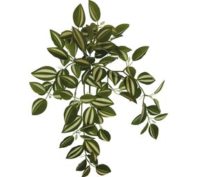 Repto Terrarium Kunstpflanze Hängend Grün Weiß 46cm