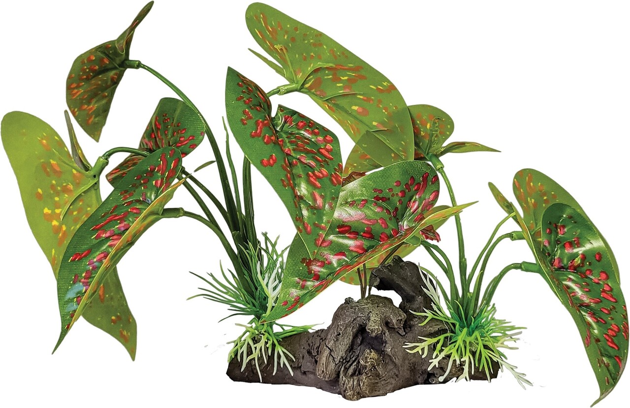 Repto Terrarium Kunstpflanze auf Dekoration Elephant Red