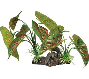 Repto Terrarium Kunstpflanze auf Dekoration Elephant Red