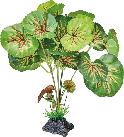 Repto Terrarium Kunstpflanze Rundes Blatt