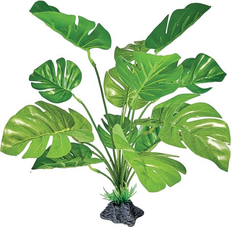 Repto Terrarium Kunstpflanze Monstera