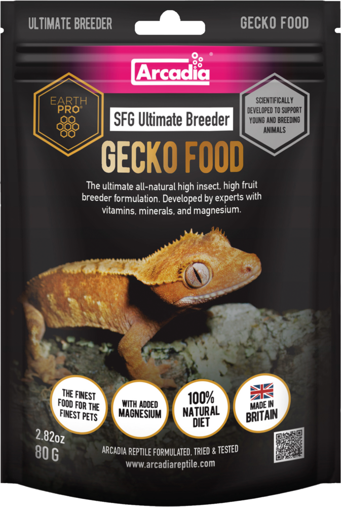 Arcadia Earth Pro Gecko Stickyfood Gold Ultimate Breeder 80g