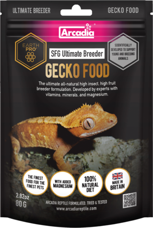 Arcadia Earth Pro Gecko Stickyfood Gold Ultimate Breeder 80g