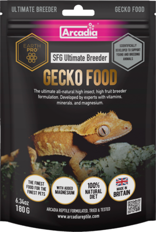 Arcadia Earth Pro Gecko Stickyfood Gold Ultimate Breeder 180g