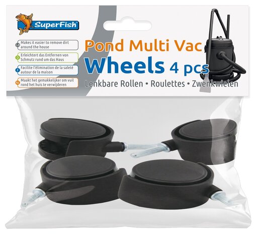 Superfish Pond Multi Vac Räder 4 Stück