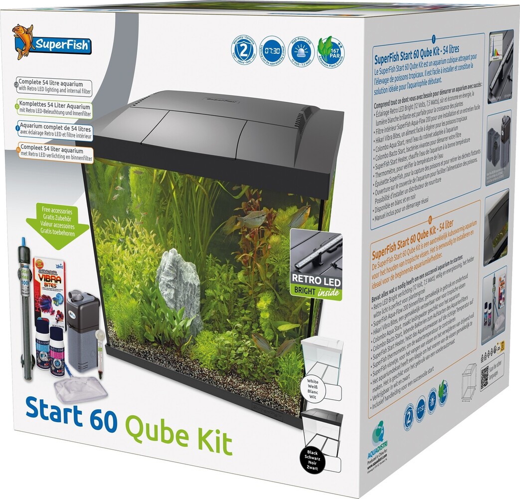 Superfish Start 60 Qube Kit Schwarz