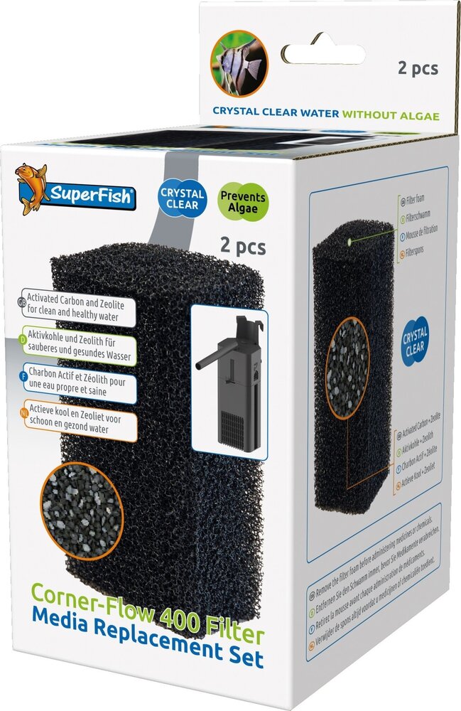 Superfish Corner Filter 400 Media Replac Set