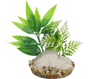 Sydeco Kunstpflanze Auto 14cm