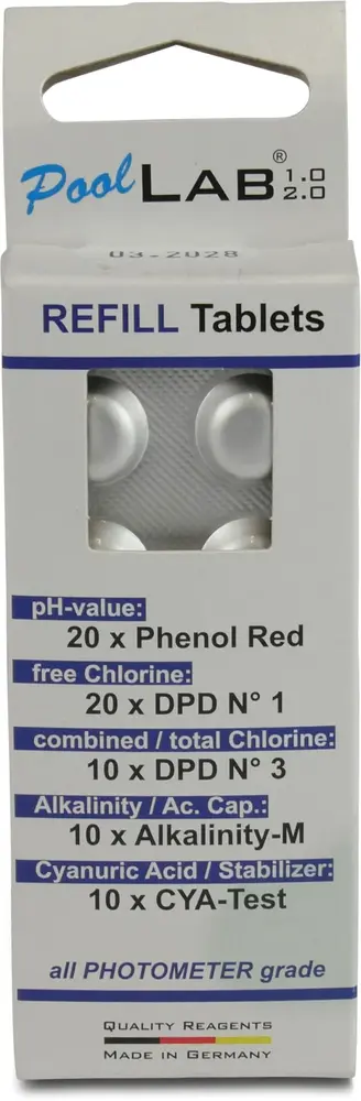 Flotide Tablet Refill Pack für PoolLab 2.0 Photometer