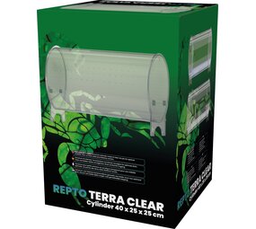 Repto Terra Clear Cylinder 40x25x25cm