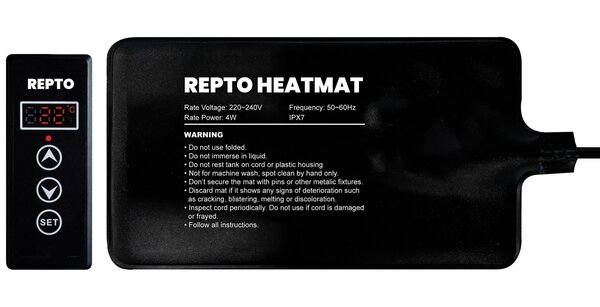 Repto Heatmat Thermostat 4W 18x10cm